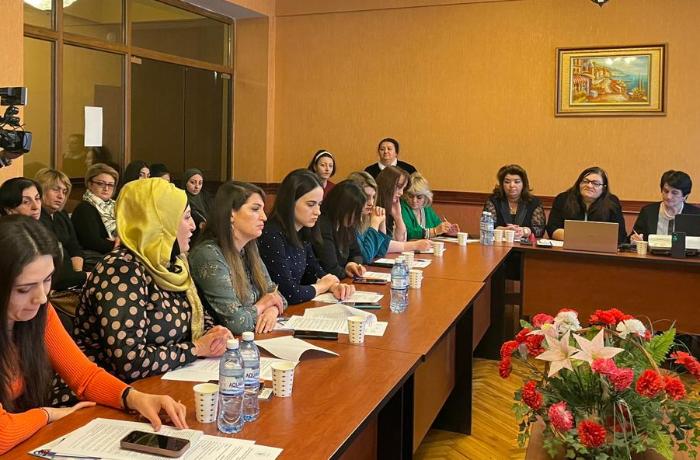 First round table was held in Ganja city within the project “Improving access of women and girls with disabilities to public services in Baku, Ganja, and Guba-Khachmaz region”