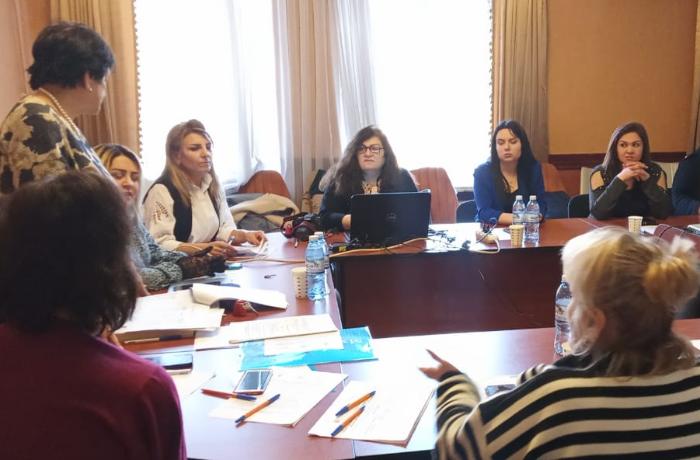The first seminar was held in Ganja city within the project “Improving access of women and girls with disabilities to public services in Baku, Ganja, and Guba-Khachmaz region”