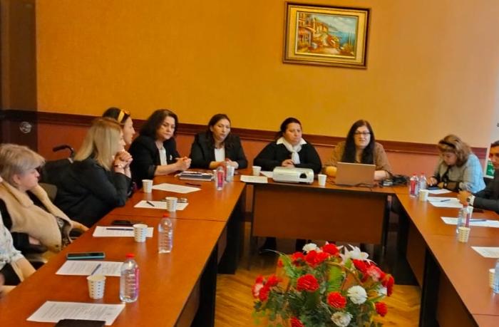 Second round table was held in Ganja city within the project “Improving access of women and girls with disabilities to public services in Baku, Ganja, and Guba-Khachmaz region” 