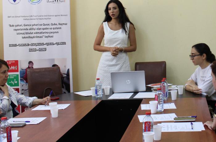 Seminar and psychological consultation were held for girls and women with disabilities in Baku.