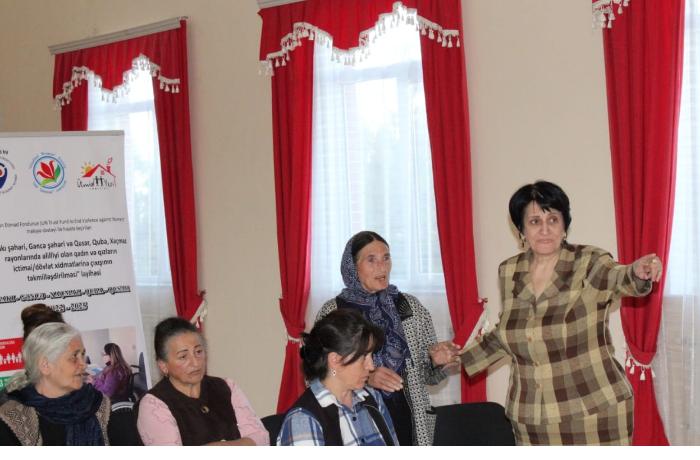   "Disabled Women's Society" Public Union held a second seminar for women and girls with disabilities and their community members who temporarily settled in Khojaly settlement from Khojaly and other liberated regions (Shusha, Khankendi, Gubadli, Zangilan, Kalbajar, Lachin, Aghdam) near Ganja city.