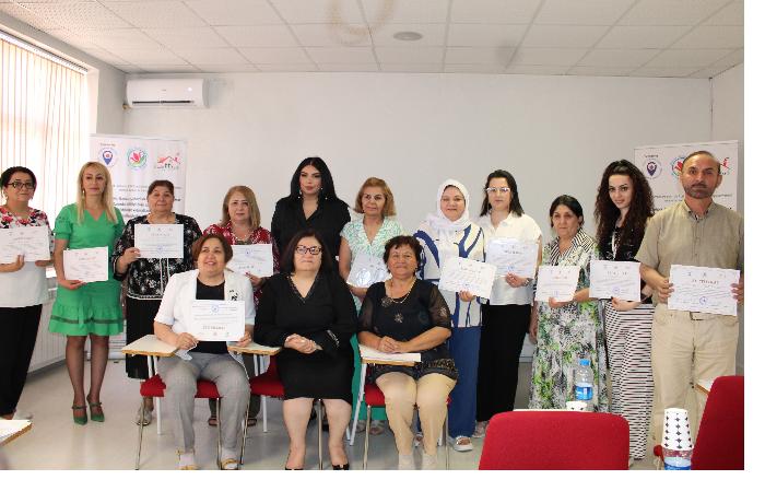 "Disabled Women's Society" Public Union continues to organize trainings in Baku with the support of its successful project.