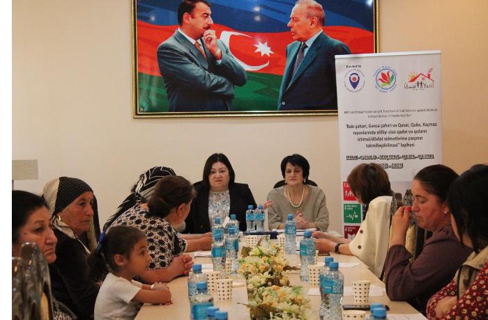Seminar was held in Gusar district within the project “Improving access of women and girls with disabilities to public services in Baku, Ganja, and Guba-Khachmaz region”.