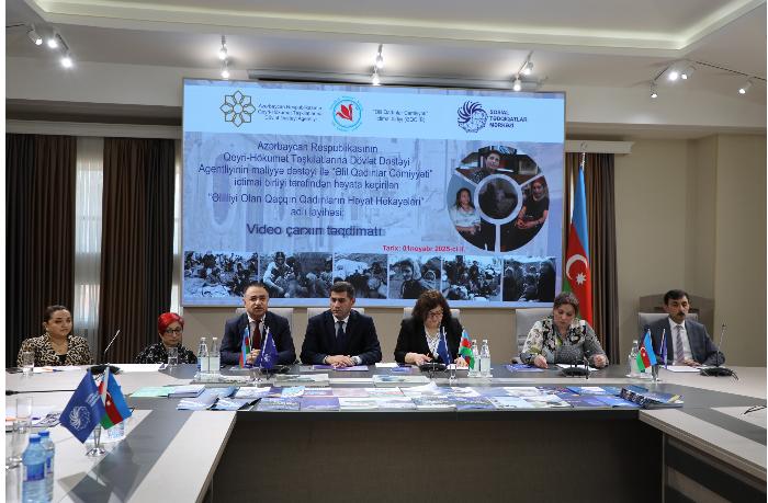 “Əlilliyi Olan Qaçqın Qadınların Həyat Hekayələri” Videoçarxının Nümayişi