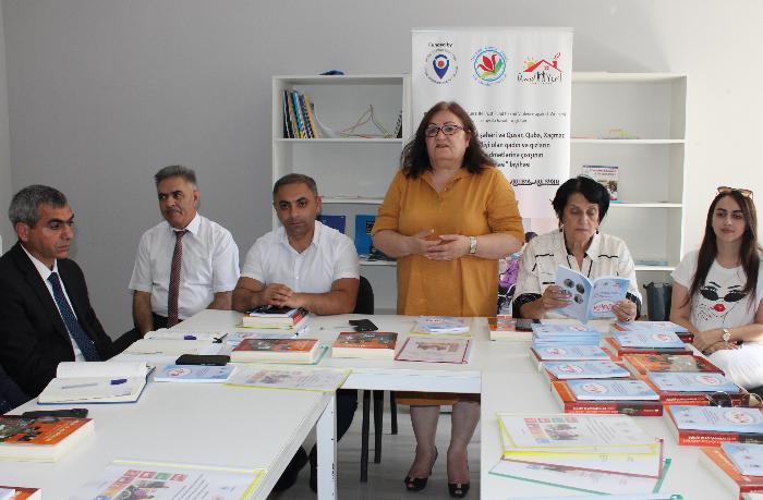 Quba rayonunda "Əlil Qadınlar Cəmiyyəti” İctimai Birliyi tərəfindən dövlət  qurumlarının iştirakı ilə Dəyirmi Masa keçirilib